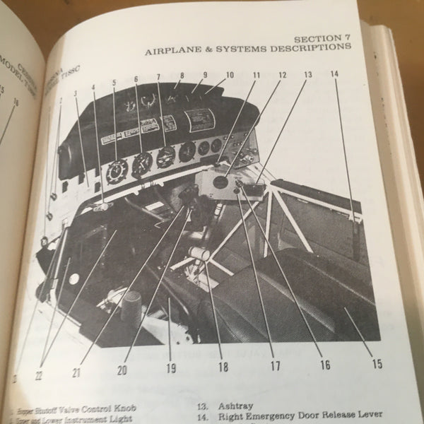 1981 Cessna AG Husky T188C Pilot's Information Manual. – G's Plane