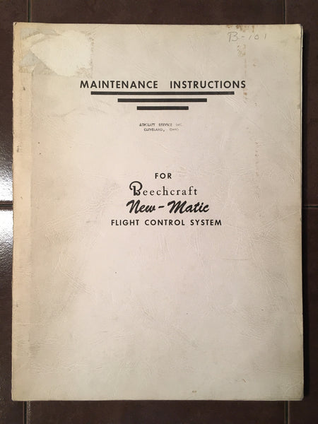 BEECHCRAFT SIERRA MAINTENANCE MANUAL visual data 4