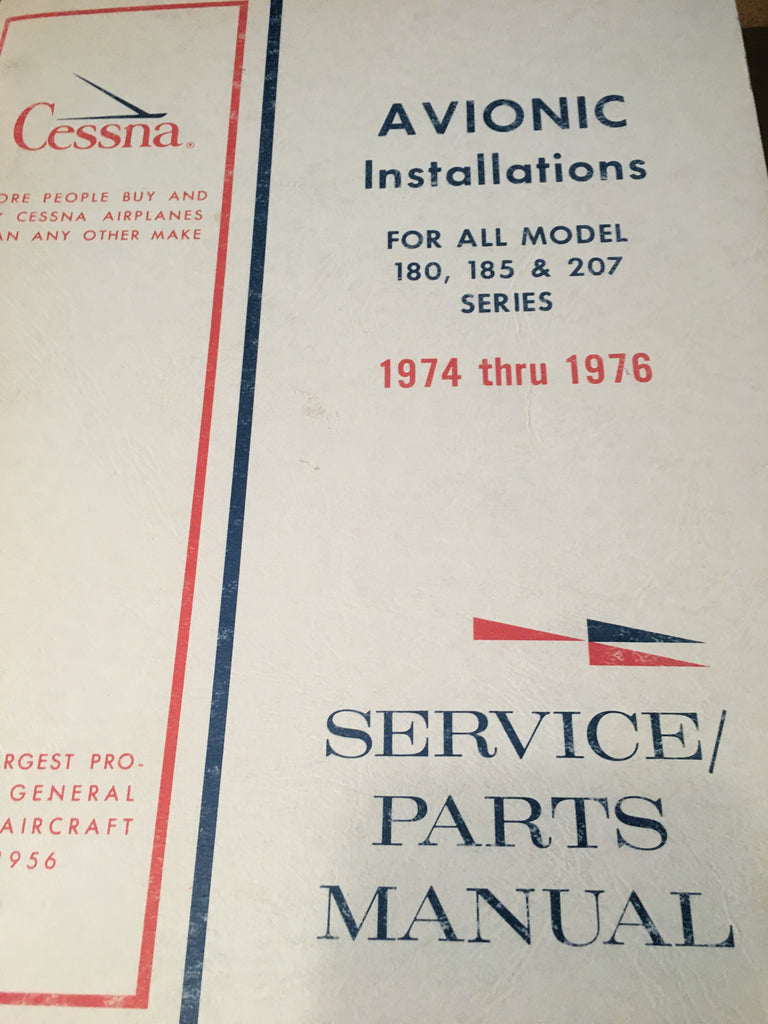 Factory Wiring Book 1974-1976 Cessna 180, 185, 207.