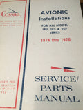 Factory Wiring Book 1974-1976 Cessna 180, 185, 207.