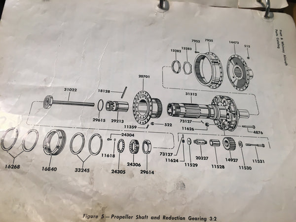 Pratt Whitney Twin Wasp R-1830-S1C3G & -92 Parts Manual. – G's