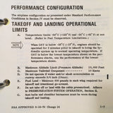 Gates Learjet Model 25B & 25C Airplane Flight Manual.