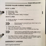 Gates Learjet Model 25B & 25C Airplane Flight Manual.