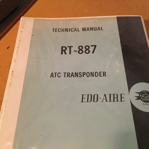 Edo-Aire RT 887 Transponder Install, Service & Parts Manual.