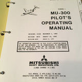 Mitsubishi MU-300 Diamond 1 Airplane Flight Manual.