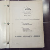 1974-1975 Cessna U206 & TU206 Stationair Parts Manual.