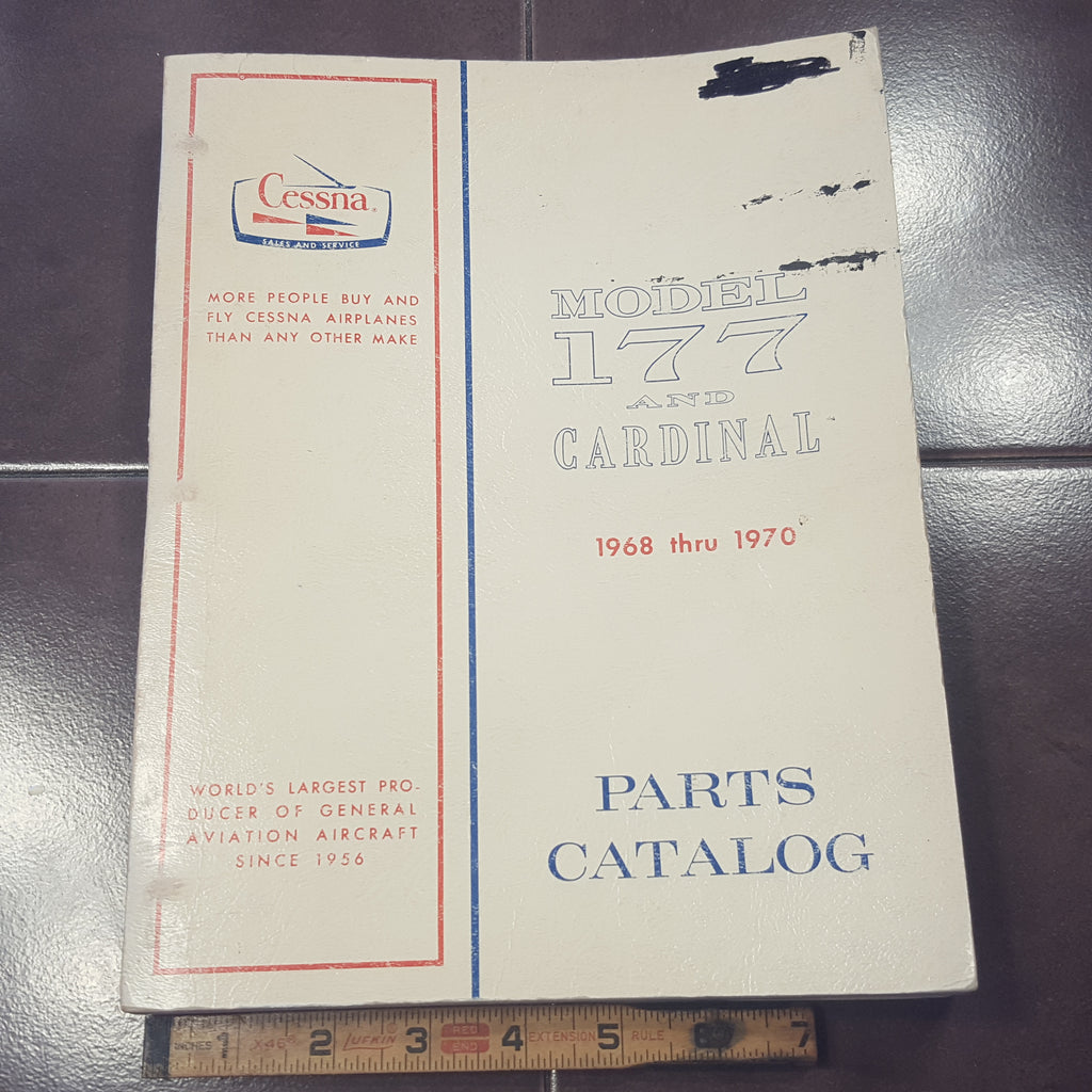 1968-1970 Cessna 177, 177A & 177B Cardinal Parts Manual.