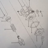 Beechcraft Landing Gear Actuator 99-810057, 115-820046, 50-820208 Service Manual.