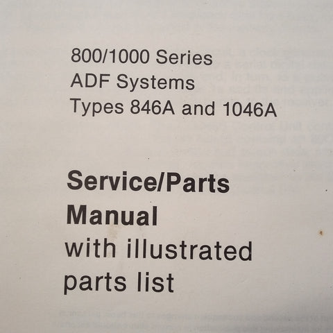 Sperry Cessna ARC 846A and 1046A ADF service manual.