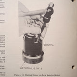 Bendix Pioneer Low Inertia Motors CK1000, CK2000 & CK3000 Overhaul Manual.  Circa 1950.