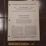 Bendix Pioneer Autosyn Single & Dual Indicators Test Procedure Manual.  Circa 1944.