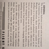 Bendix Pioneer Autosyn Single & Dual Indicators Test Procedure Manual.  Circa 1944.