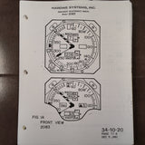 Smiths Industries Mach Airspeed Model 2083 Series Component Maintenance & Parts Manual.   Circa 1989.