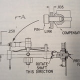Lear Siegler, Astek Altimeters B0020-14211/F Service & Parts Manual.  Circa 1971.