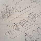 General Design 2800-N11 Turn & Bank Indicator Overhaul Manual. Circa 1969.