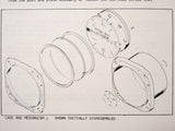 Edo EA-1400 Vertical Speed Indicator Technical Service & Parts List Manual.  Circa 1972.