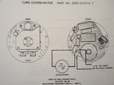 General Design Turn Coordinator 2800 ( 4275-4 ) Overhaul Manual.