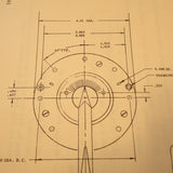 Conrac Airflow Sensor 2566A21 Overhaul Parts Manual.  Circa 1969.