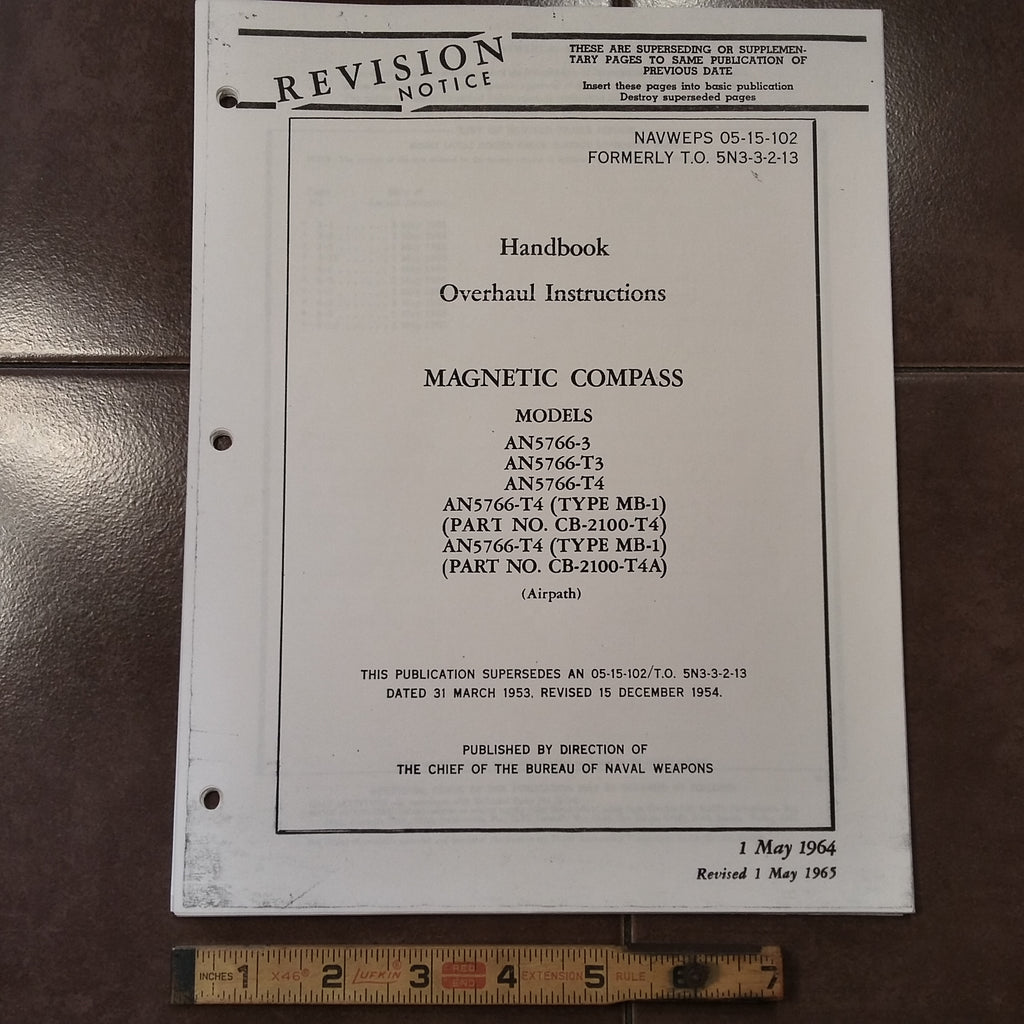 Airpath CB-2100-T4, CB-2100-T4A , MB-1 aka AN5766-3, AN5766-T3, AN5766-T4 Overhaul Manual.. Circa 1965