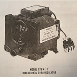 Motorola Directional Gyro 976M-1 Overhaul & Parts Manual.