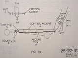 B-727 Fairchild Passenger Seat Component Maintenance- Parts Manual.