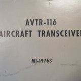 RCA AVTR-116 Radio Install & Service Manual.