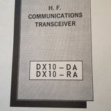 Pantronics DX10-DA and DX10-RA Install & Service Manual.