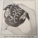 Weston Thermocouple Thermometers B-11, AN5536-2, 88-I-2662 Service & Parts Manual.  Circa 1945.