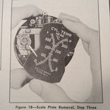 Weston Thermocouple Thermometers B-11, AN5536-2, 88-I-2662 Service & Parts Manual.  Circa 1945.
