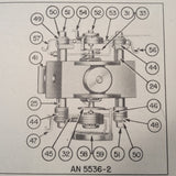 Weston Thermocouple Thermometers B-11, AN5536-2, 88-I-2662 Service & Parts Manual.  Circa 1945.