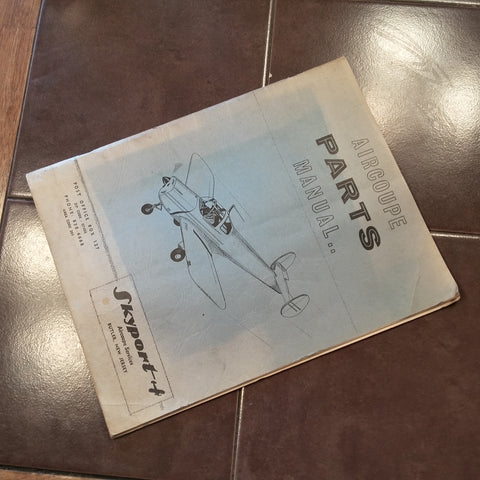 Original Skyport Aircoupe, Ercoupe Parts Manual.