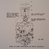 1949 Bendix Scintilla DF18LN-1 Magneto Service Instructions Booklet.