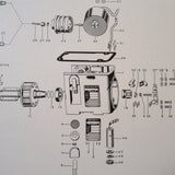 1946 Bendix Scintilla SB6RN-8, SB6RN-10, SF6LN-8, SF6RN-8 and SF6LN-12 Parts Booklet.