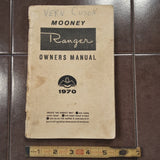 1970 Mooney Ranger M20C Owner's manual.