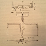 1977, 1978, 1979 Gulfstream Aerospace AA-5A Cheetah Pilot's Operating Handbook.