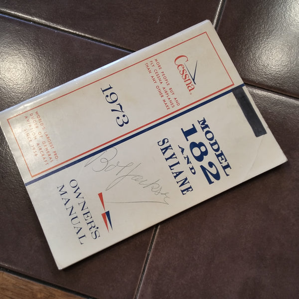 1973 Cessna 182 Skylane Owner's Manual. – G's Plane Stuff