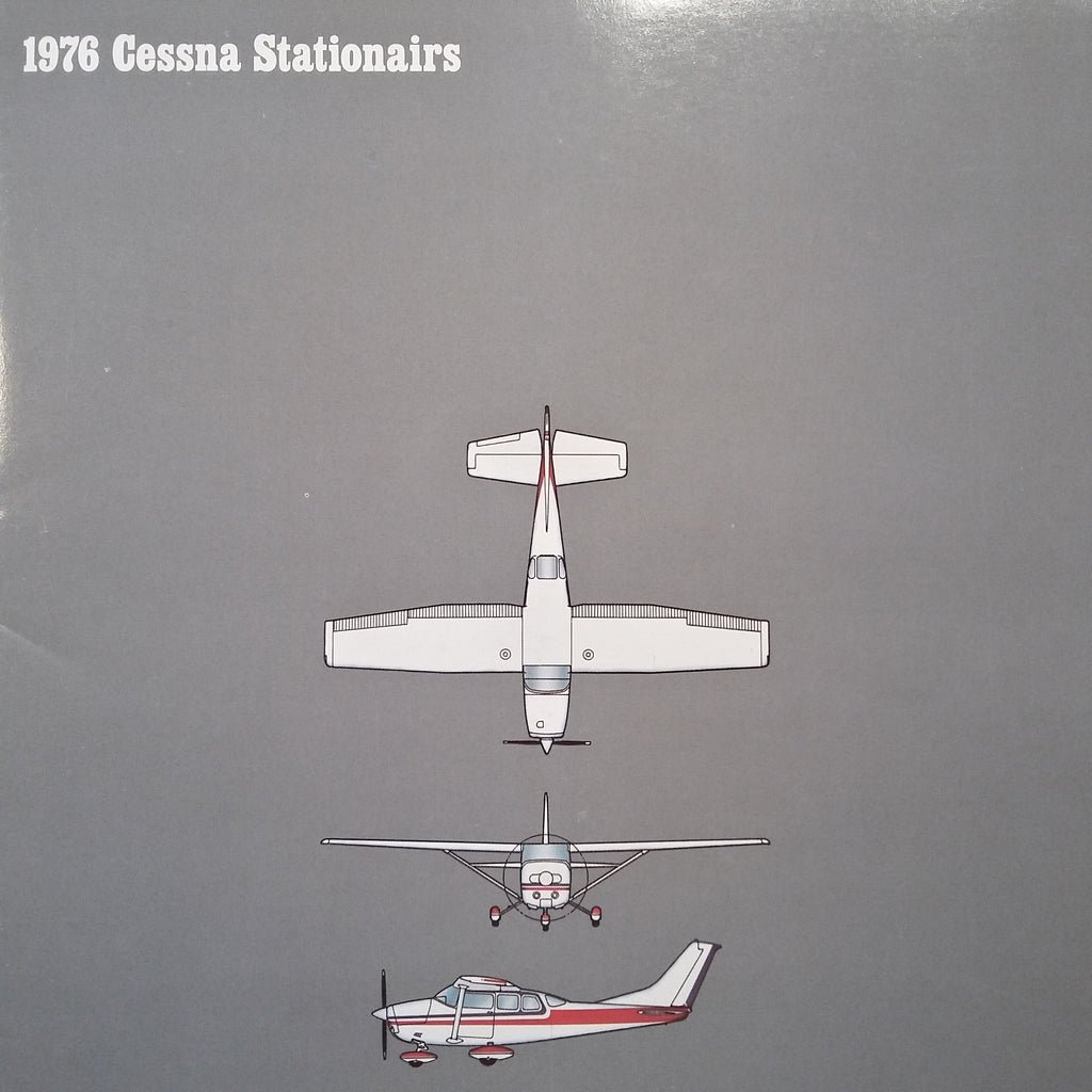 1976 Cessna Stationairs Original Sales Brochure Booklet, 26 page, 8.5 x 8.5".