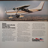 1976 Cessna Stationairs Original Sales Brochure Booklet, 26 page, 8.5 x 8.5".