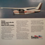 1976 Cessna 210 Centurion & Centurion II Original Sales Brochure Booklet, 16 page, 8.5 x 8.5"