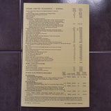 Original 1970 Cessna 150 Aircraft & Accessory Price List Brochure. 4 page, 5.5 x 8.5".