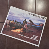 1970 Cessna 150 Original Sales Brochure Booklet, 18 page, 8.5 x 11".
