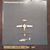 1976 Cessna Skymaster & Skymaster II Original Sales Brochure Booklet, 22 page,  9.5 x 9.5".