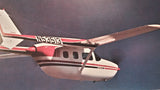 1976 Cessna Skymaster & Skymaster II Original Sales Brochure Booklet, 22 page,  9.5 x 9.5".