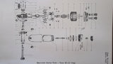 1946 Scintilla Diaphram Dry Air Pump SA-1 & WC-23 Parts Lists.