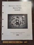 1947 Bendix Scintilla Magneto Service Tool Catalog.