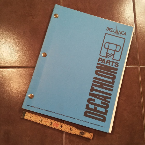 Original Bellanca Decathlon 8KCAB Parts Manual. G's Plane Stuff