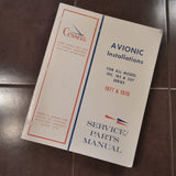 Factory Wiring Book 1977-1978 Cessna 180, 185, 207 Service/Parts manual