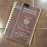1943 Pratt Whitney Twin Wasp D Series Operators Handbook.