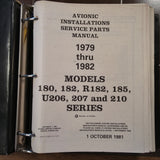 Factory Avionics Wiring Book 1979-1982 Cessna 180, 182, R182, 185, U206, 207 & 210.