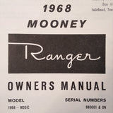 1968 M20C Mooney Ranger Owner's Manual.